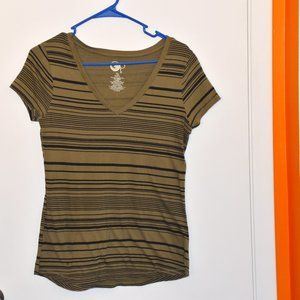 OP olive and black T-shirt
